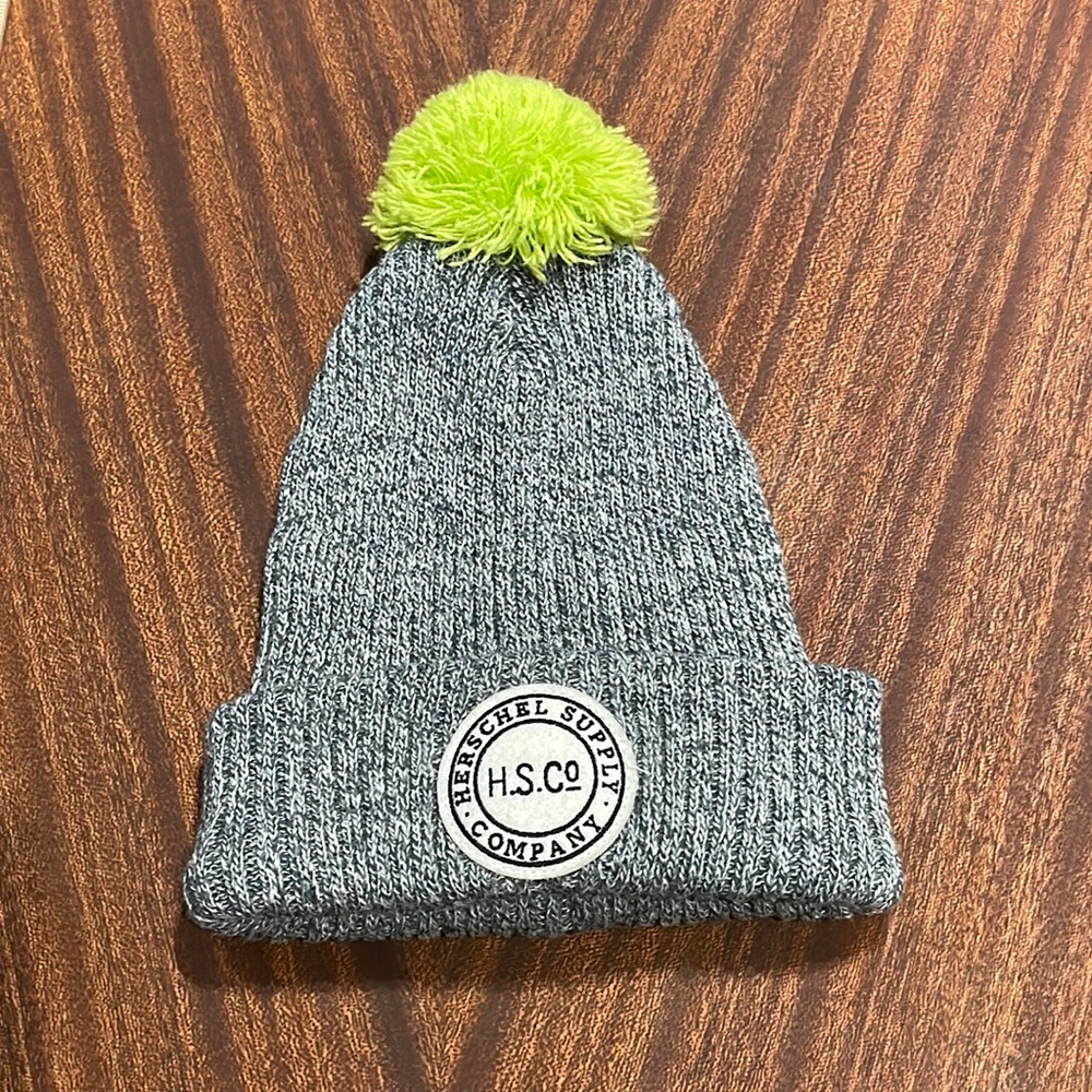 Herschel Knit Beanie with Pom Pom